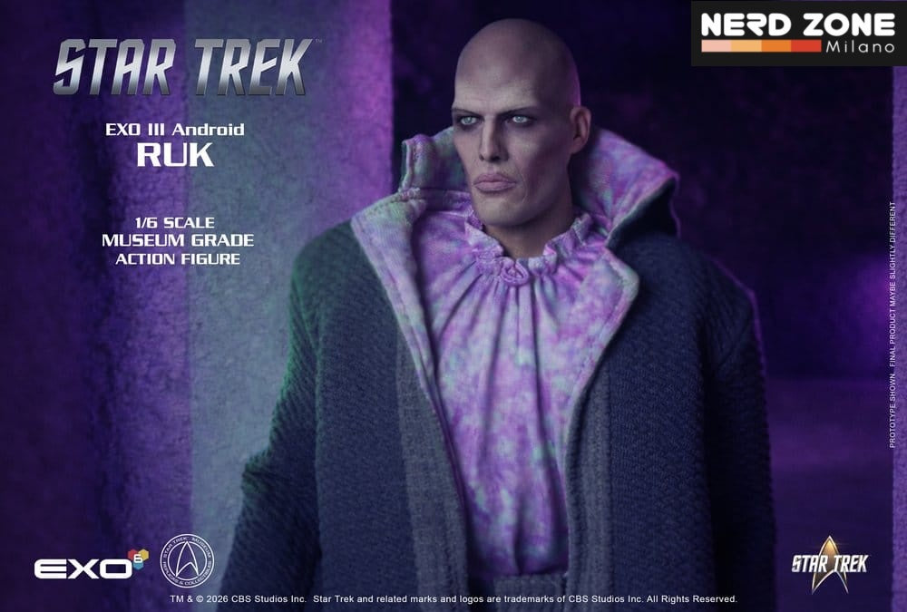 PRE ORDINE - EXO-6 Star Trek: The Original Series Action Figure 1/6 Ruk EXO III Android 33 cm