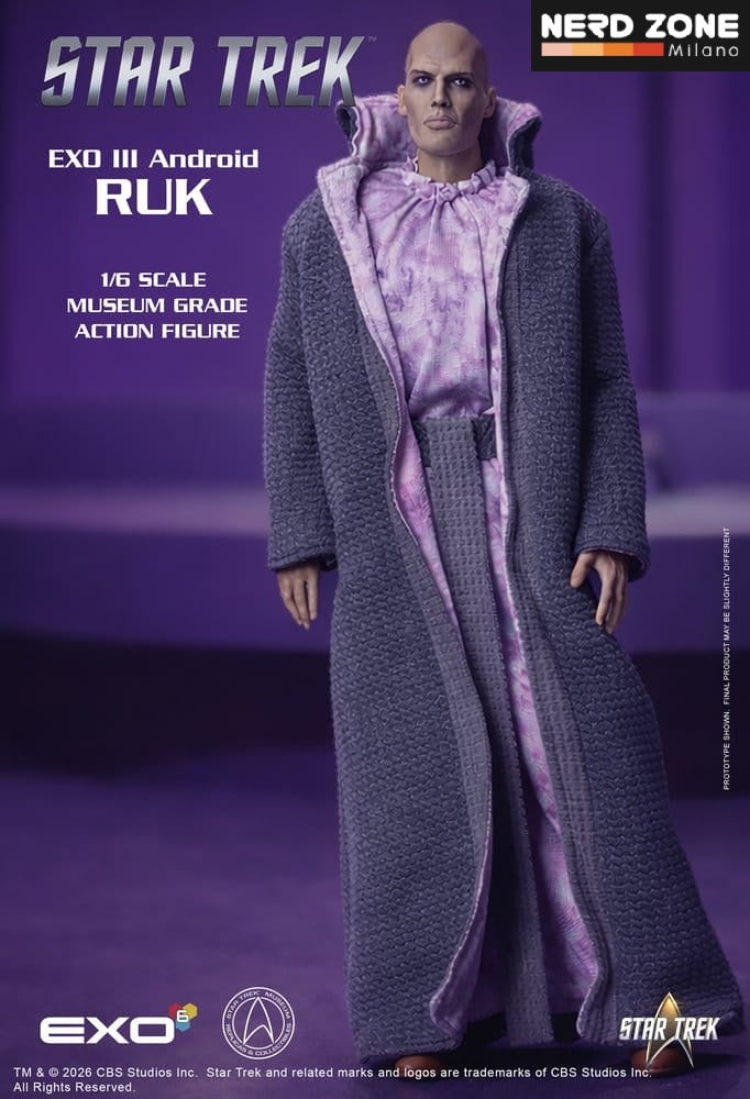 PRE ORDINE - EXO-6 Star Trek: The Original Series Action Figure 1/6 Ruk EXO III Android 33 cm