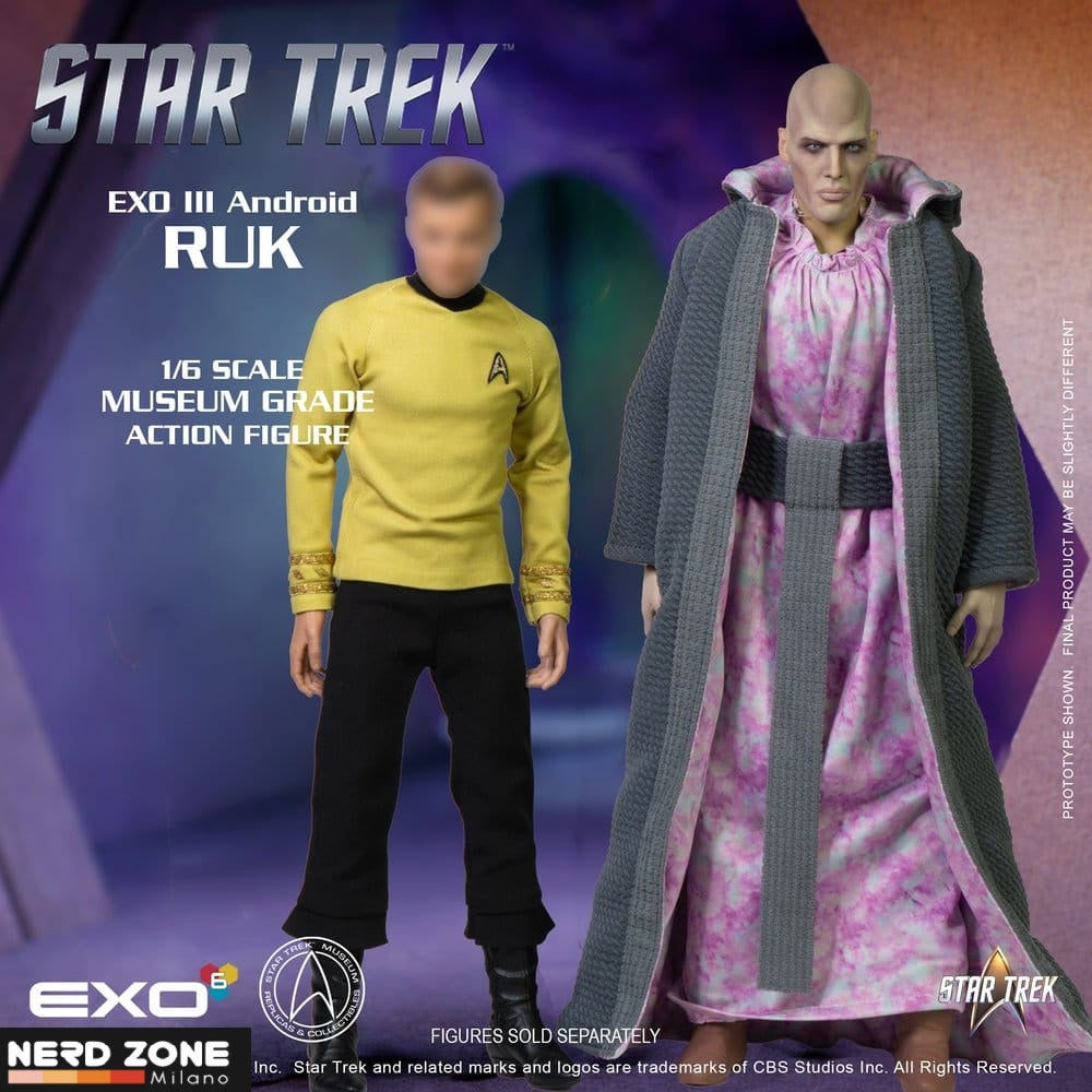PRE ORDINE - EXO-6 Star Trek: The Original Series Action Figure 1/6 Ruk EXO III Android 33 cm