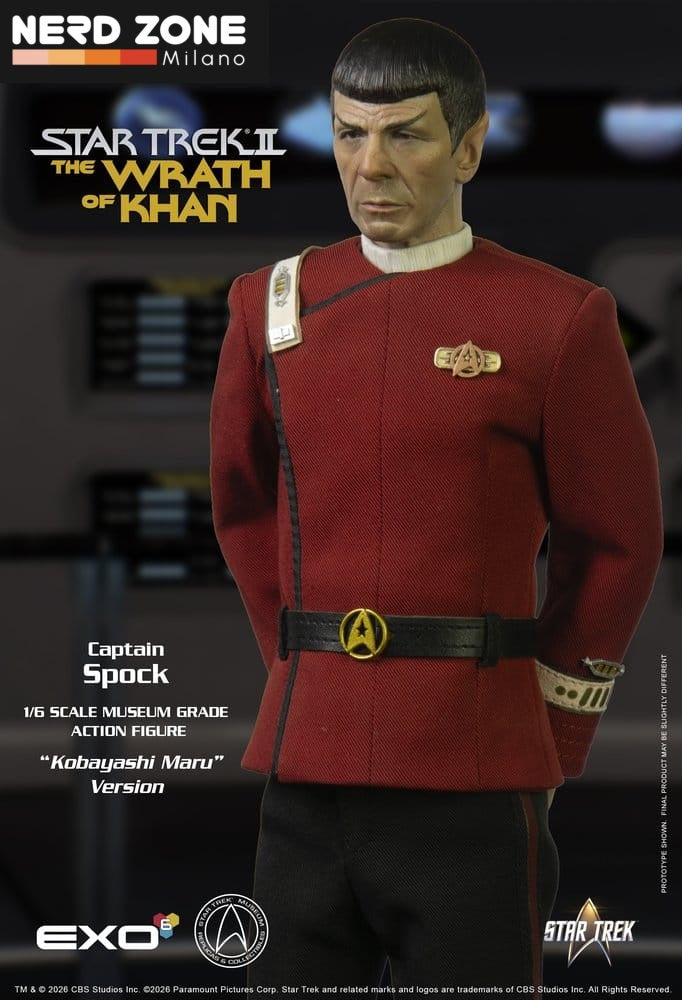 PRE ORDINE - EXO 6 - Star Trek: The Wrath of Khan Action Figure 1/6 Captain Spock Needs of the Many Version 30 cm