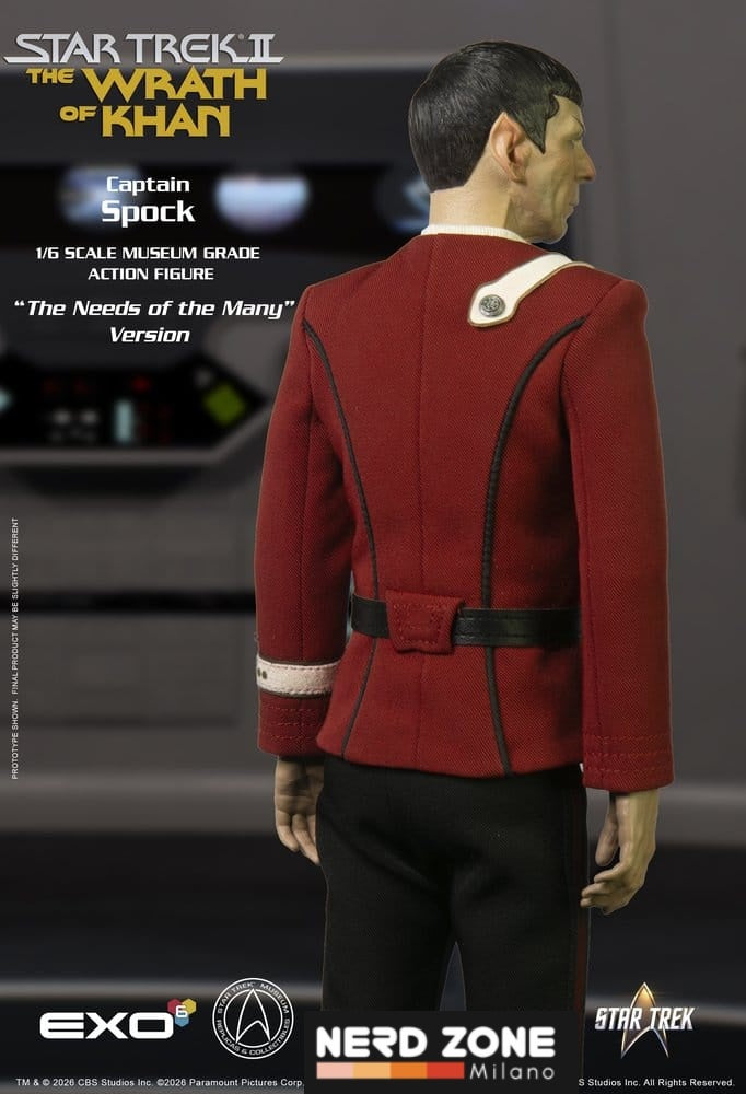 PRE ORDINE - EXO 6 - Star Trek: The Wrath of Khan Action Figure 1/6 Captain Spock Needs of the Many Version 30 cm