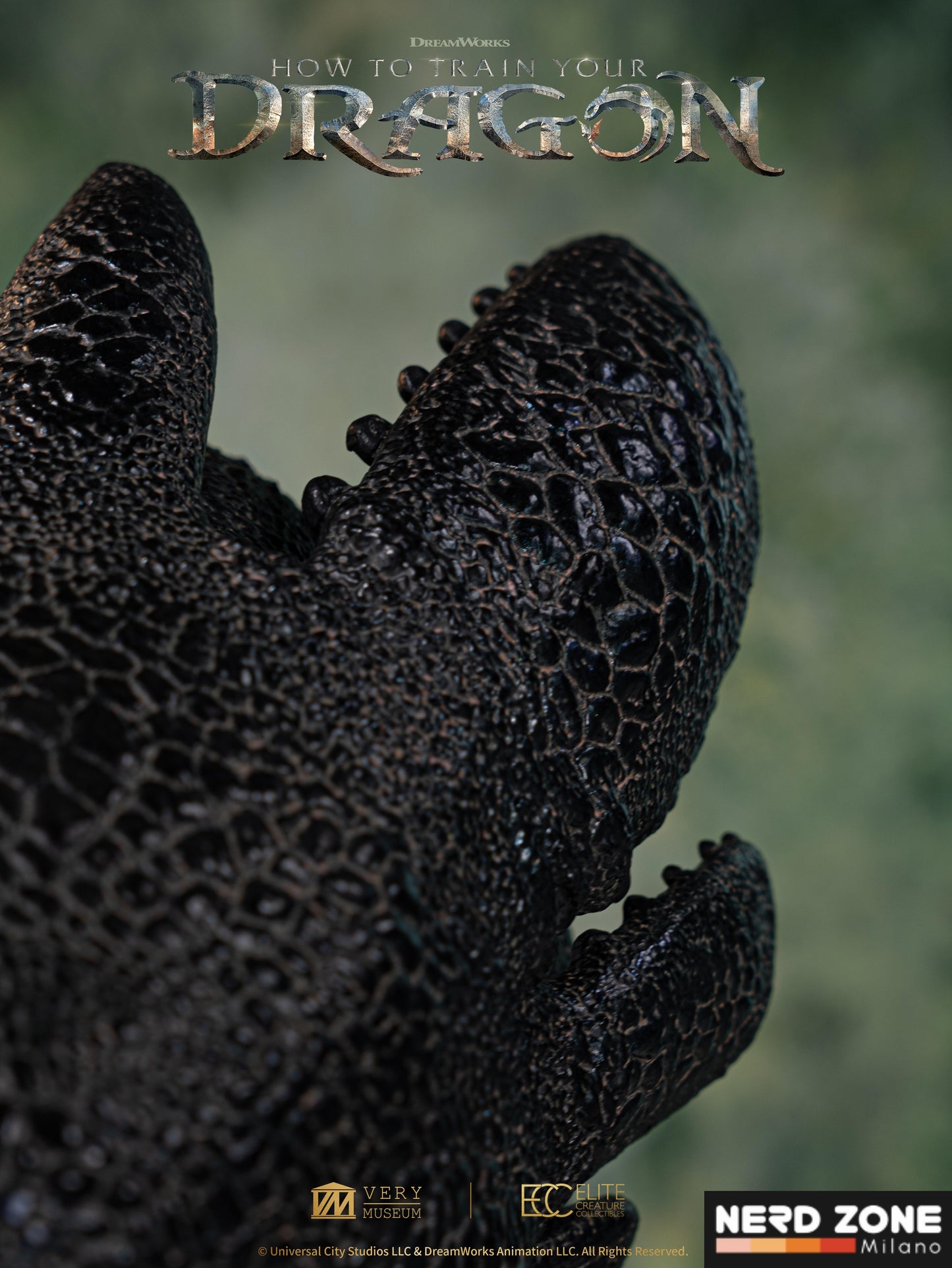 PRE ORDINE - ELITE CREATURE COLLECTIBLES - Toothless Life Size Bust