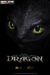 PRE ORDINE - ELITE CREATURE COLLECTIBLES - Toothless Life Size Bust