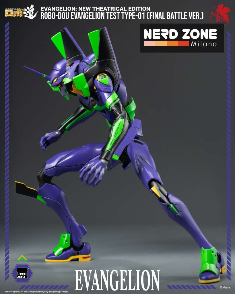 PRE ORDINE - THREEZERO - Evangelion New Theatrical Robo-Dou Eva Test Type-01 Final Battle Ver Figure