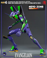 PRE ORDINE - THREEZERO - Evangelion New Theatrical Robo-Dou Eva Test Type-01 Final Battle Ver Figure