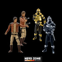 PRE ORDER - FACTORY ENTERTAINMENT - Battlestar Galactica 3.75 Inch Wave 1 Action Figure Set (4)