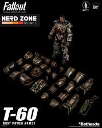 PRE ORDINE - THREEZERO - Fallout T-60 Rust Power Armor 1/6 Action Figure