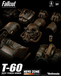 PRE ORDINE - THREEZERO - Fallout T-60 Rust Power Armor 1/6 Action Figure