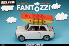 PRE ORDINE - INFINITE STATUE - Fantozzi E Filini La Bianchina Al Campeggio 1/18 Die-Cast Deluxe Edition