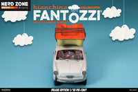 PRE ORDINE - INFINITE STATUE - Fantozzi E Filini La Bianchina Al Campeggio 1/18 Die-Cast Deluxe Edition
