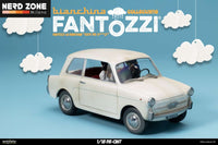 PRE ORDINE - INFINITE STATUE - Fantozzi La Bianchina Siete Tre Stxxxxi 1/18 Die-Cast