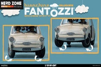 PRE ORDINE - INFINITE STATUE - Fantozzi La Bianchina Siete Tre Stxxxxi 1/18 Die-Cast
