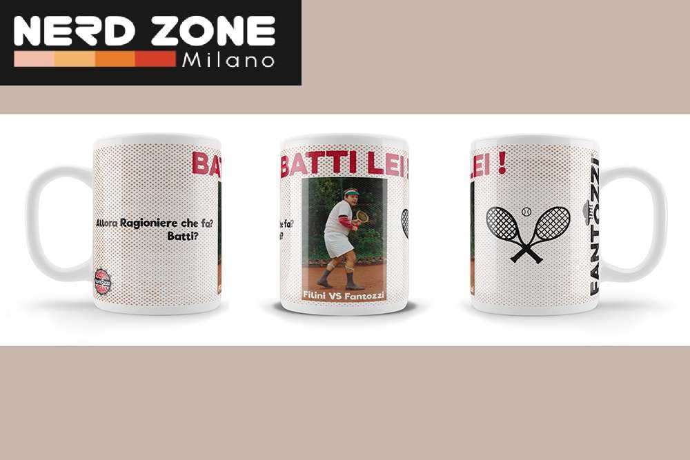 INFINITE STATUE - Fantozzi - Tazza Tennis "Batti Lei!"