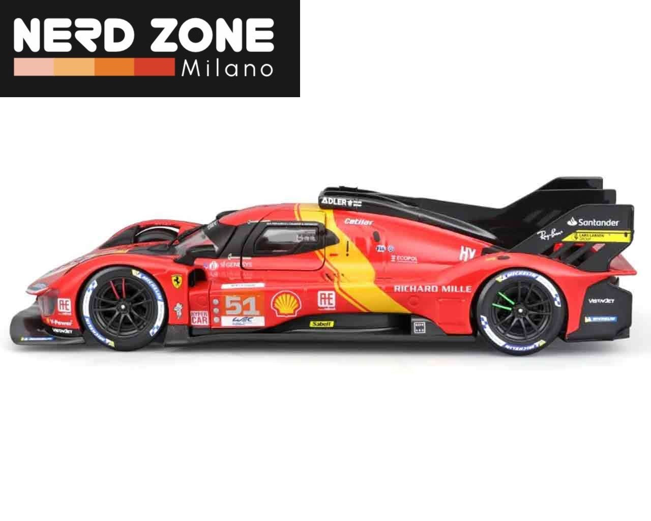 BBURAGO - Ferrari 499p Lmh (2023 24h Le Mans Champion) - Model Kit 1:24