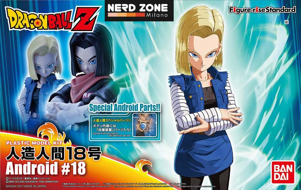 BANDAI GUNPLA - Figure Rise Android #18 – NERD ZONE Milano
