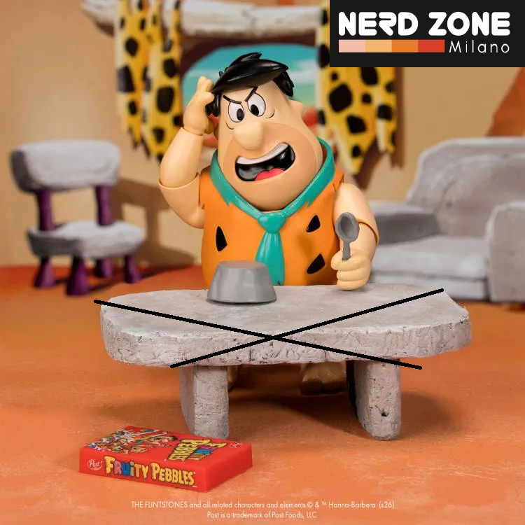 PRE ORDINE - JADA TOYS - Fruity Pebbles Fred Flintstones 1/12 Action Figure