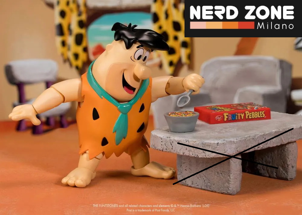 PRE ORDINE - JADA TOYS - Fruity Pebbles Fred Flintstones 1/12 Action Figure