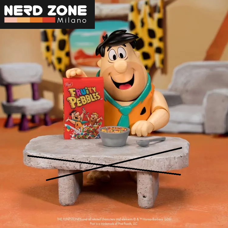 PRE ORDINE - JADA TOYS - Fruity Pebbles Fred Flintstones 1/12 Action Figure