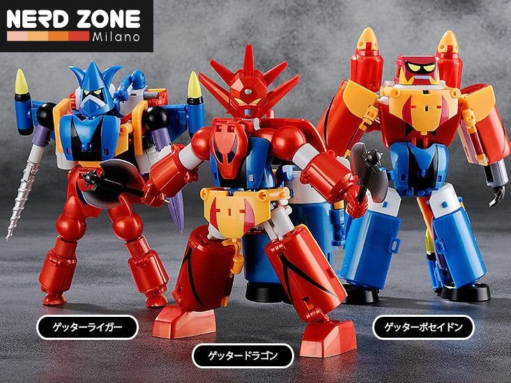PRE ORDINE - FREEING - Getter Robo G Dynamic Change Mini Fig Set