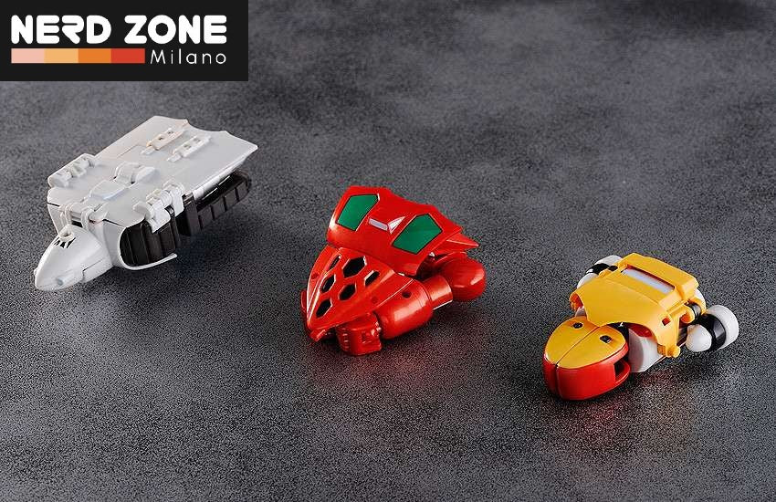 PRE ORDINE - FREEING - Getter Robo Dynamic Change Getter Robo Mini Fig Set