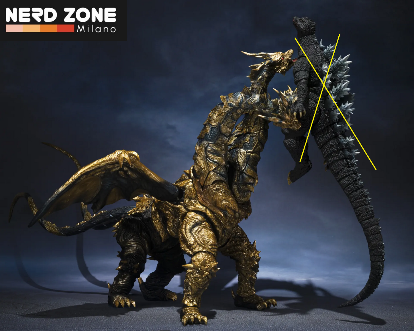 PRE ORDER - BANDAI S.H.MONSTERARTS - Godzilla Final Wars Kaizer Ghidorah S.h.monsterarts