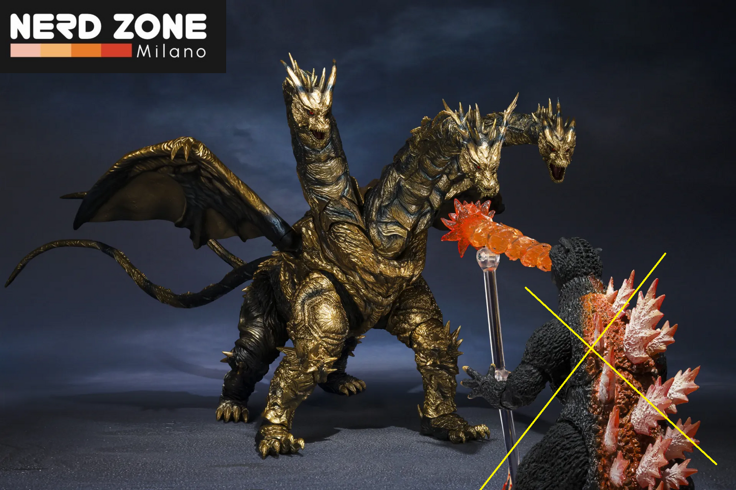 PRE ORDER - BANDAI S.H.MONSTERARTS - Godzilla Final Wars Kaizer Ghidorah S.h.monsterarts