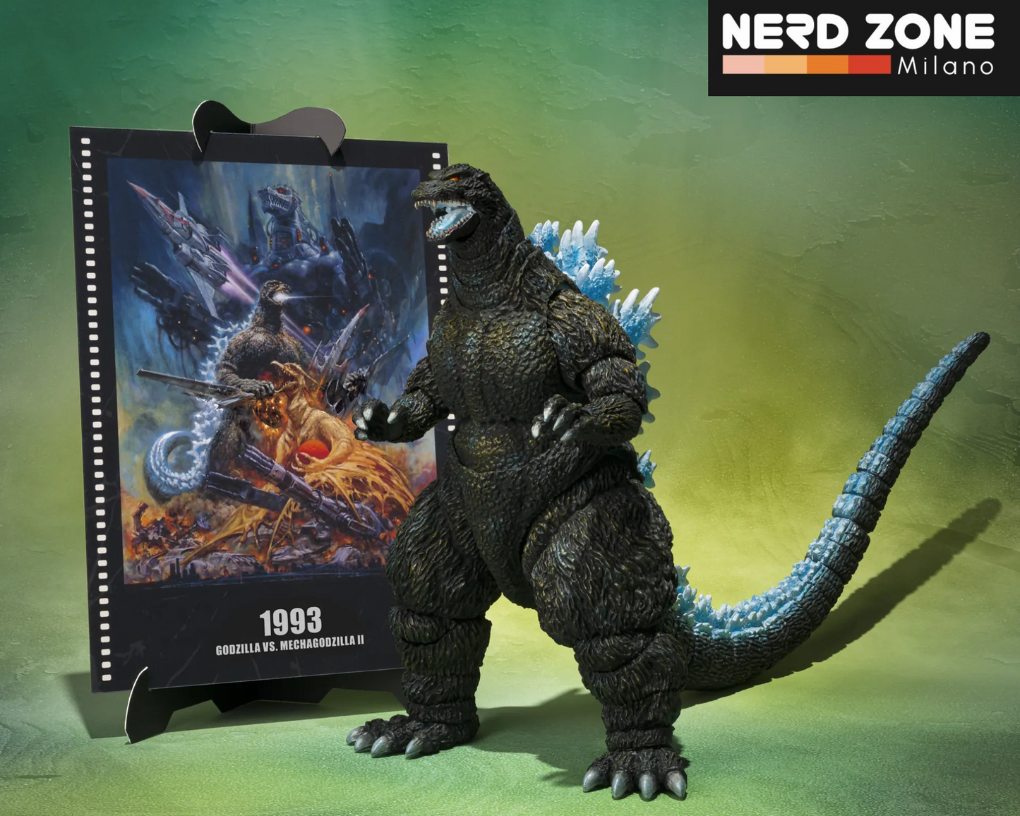 PRE ORDER - BANDAI S.H.MONSTERARTS - Godzilla Vs. Mechagodzilla Ii Poster Color Ver. Movie Graphic Plus S.h.monsterarts