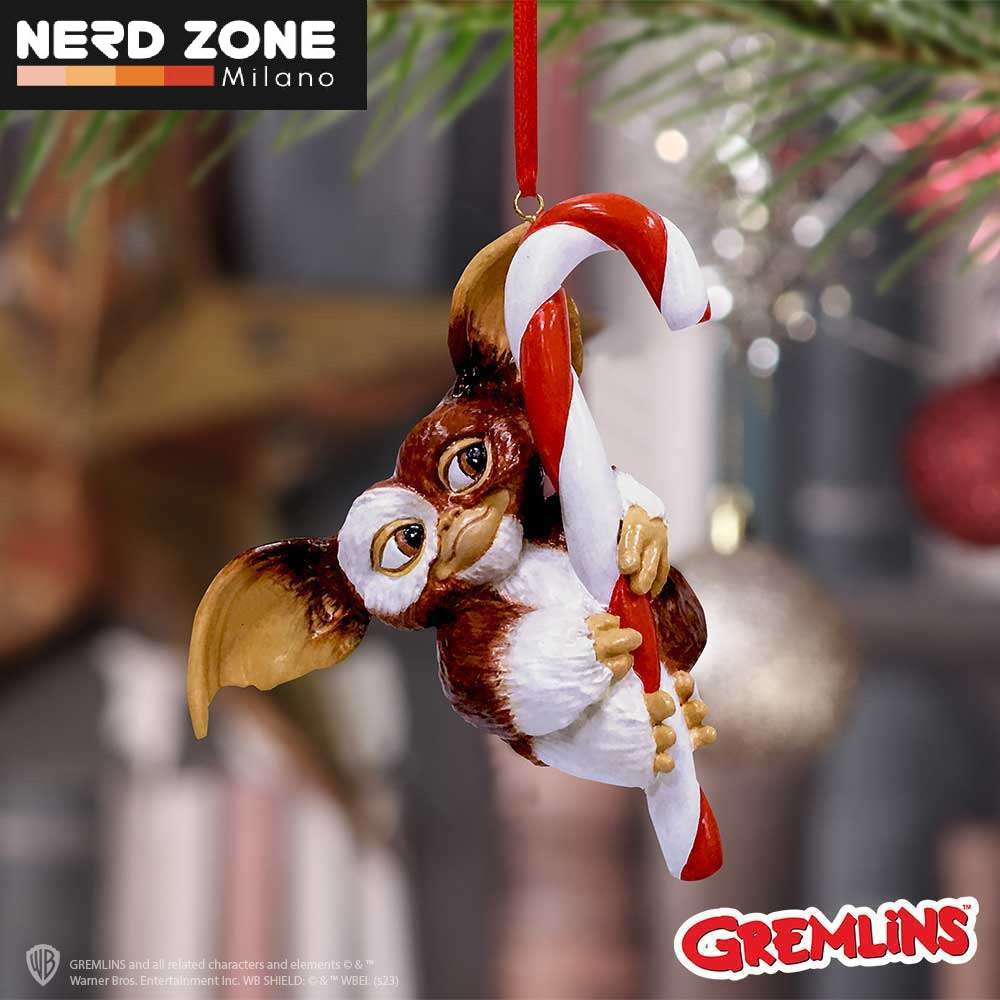 NEMESIS NOW - Gremlins Gizmo Candy Cane Hanging Ornament