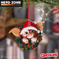NEMESIS NOW - Gremlins Gizmo In Wreath Hanging Ornament