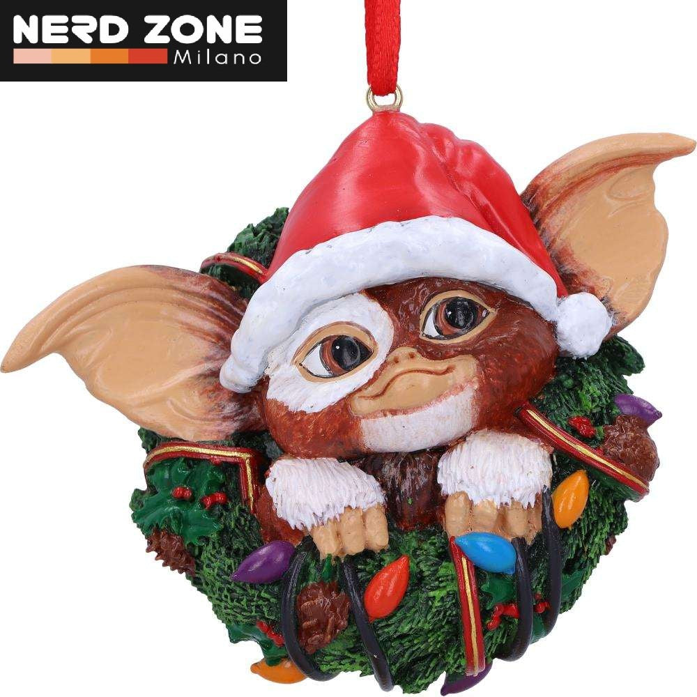 NEMESIS NOW - Gremlins Gizmo In Wreath Hanging Ornament
