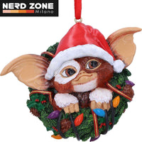 NEMESIS NOW - Gremlins Gizmo In Wreath Hanging Ornament