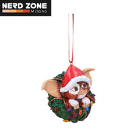 NEMESIS NOW - Gremlins Gizmo In Wreath Hanging Ornament