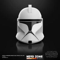 PRE ORDINE - HASBRO - Star Wars Episode II Black Series Electronic Helmet Phase I Clone Trooper