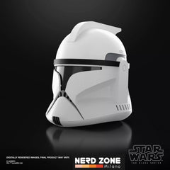 PRE ORDINE - HASBRO - Star Wars Episode II Black Series Electronic Helmet Phase I Clone Trooper