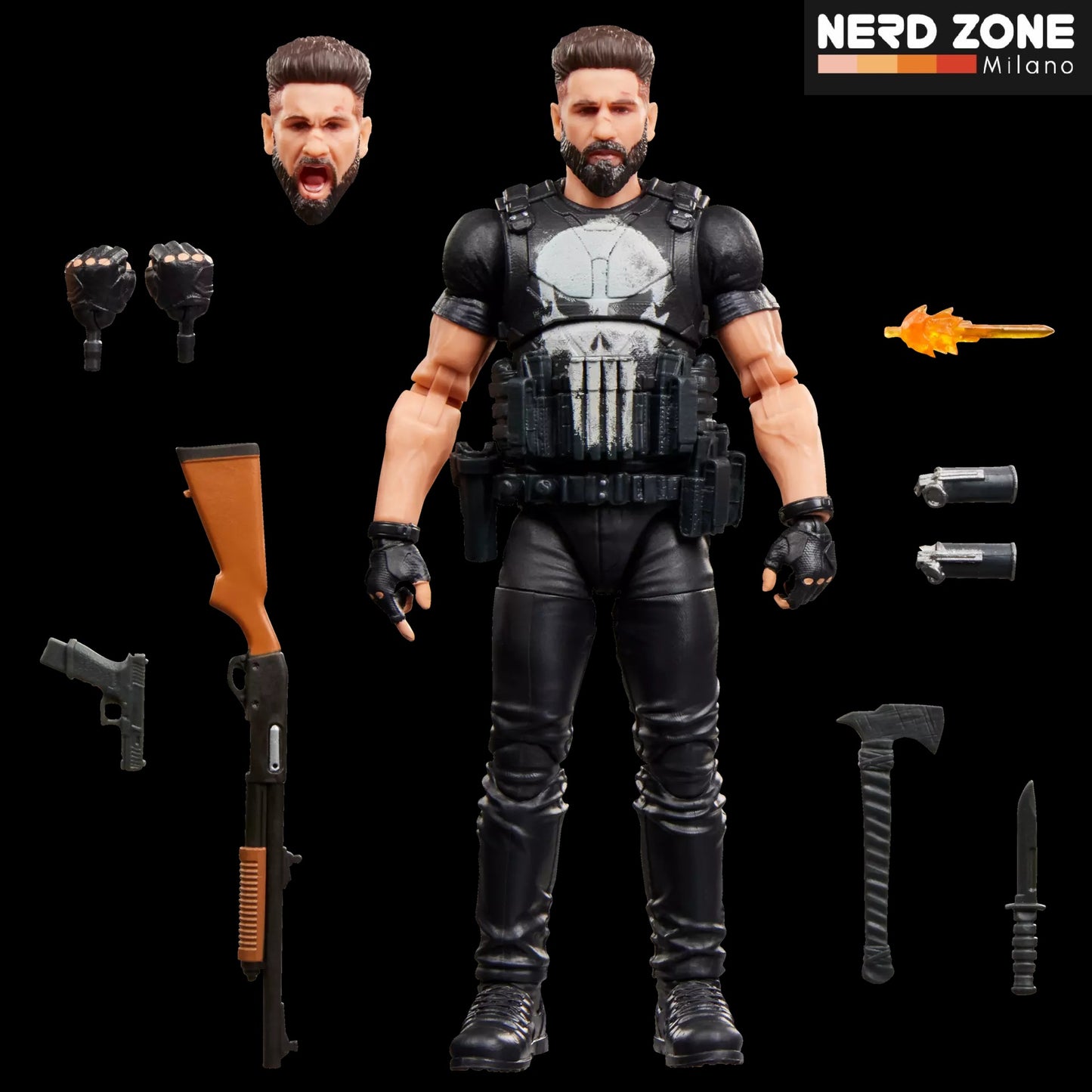 PRE ORDINE - HASBRO - The Punisher Marvel Legends Action Figure The Punisher 15 cm
