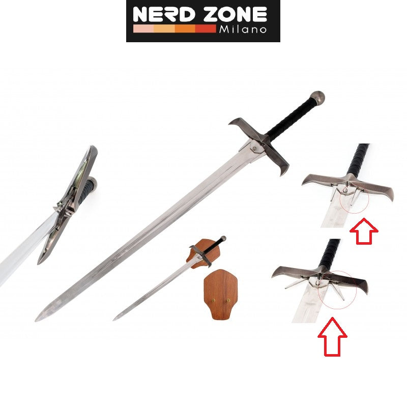 HIGHLANDER - Spada Fantasy Kurgan - Spada in acciaio cm 126