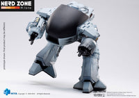HIYA - Robocop Exquisite Mini Action Figure with Sound Feature 1/18 Battle Damaged ED209 15 cm