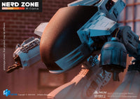 HIYA - Robocop Exquisite Mini Action Figure with Sound Feature 1/18 Battle Damaged ED209 15 cm