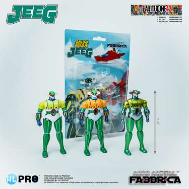 HL PRO - HIGHDREAM - Jeeg Mini Metal Fabbrica SET DI 3 Action Figure