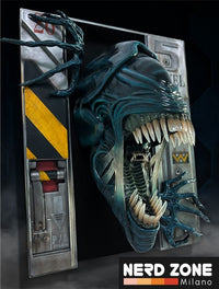 HOLLYWOOD COLLECTIBLES - Aliens Wall Sculpture 1/2 Alien Queen 51 x 41 x 25 cm