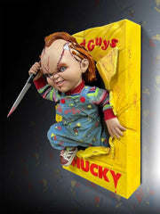 PRE ORDINE - HOLLYWOOD COLLECTIBLES - Bride Of Chucky - Chucky Half Size Wall Sculpture - Scala 1:2