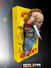 PRE ORDINE - HOLLYWOOD COLLECTIBLES - Bride Of Chucky - Chucky Half Size Wall Sculpture - Scala 1:2
