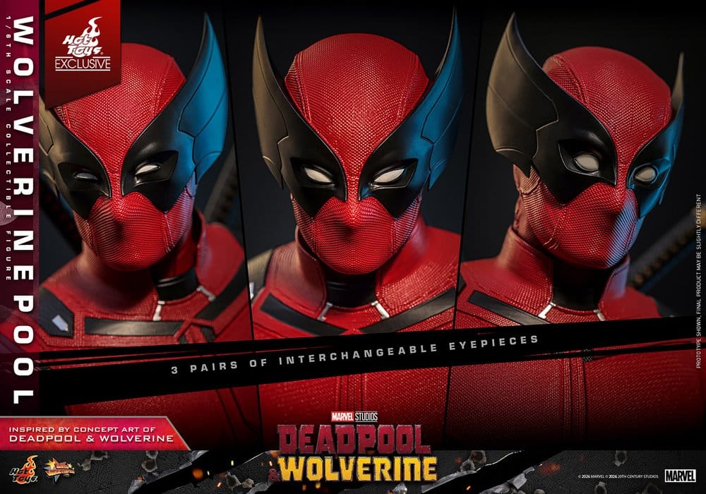 HOT TOYS - Deadpool & Wolverine Movie Masterpiece Action Figure 1/6 Wolverinepool Hot Toys Exclusive 31 cm