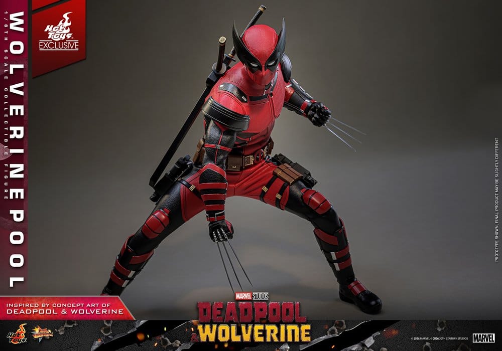 HOT TOYS - Deadpool & Wolverine Movie Masterpiece Action Figure 1/6 Wolverinepool Hot Toys Exclusive 31 cm