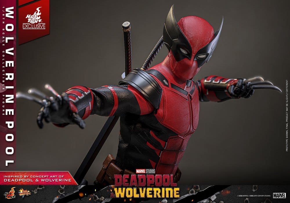 HOT TOYS - Deadpool & Wolverine Movie Masterpiece Action Figure 1/6 Wolverinepool Hot Toys Exclusive 31 cm
