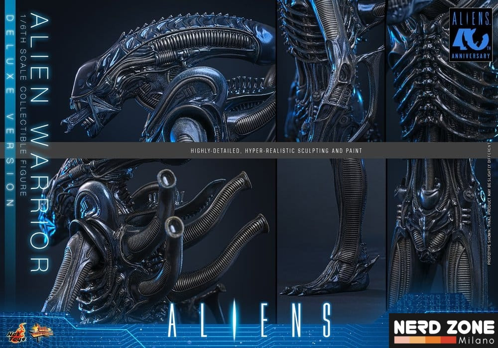 PRE ORDINE - HOT TOYS - Alien Movie Masterpiece Action Figure 1/6 Alien Warrior (Deluxe Version) 39 cm