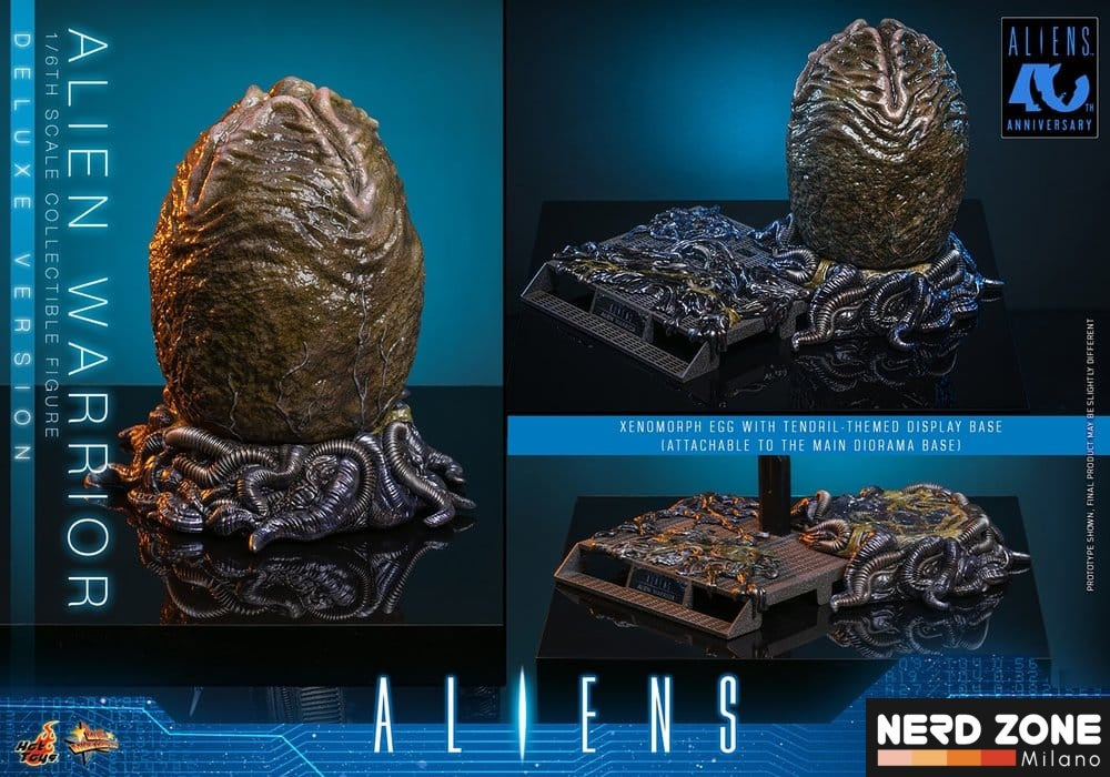 PRE ORDINE - HOT TOYS - Alien Movie Masterpiece Action Figure 1/6 Alien Warrior (Deluxe Version) 39 cm