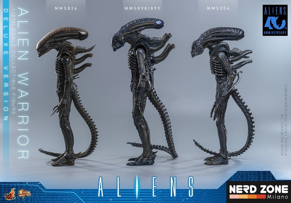 PRE ORDINE - HOT TOYS - Alien Movie Masterpiece Action Figure 1/6 Alien Warrior (Deluxe Version) 39 cm