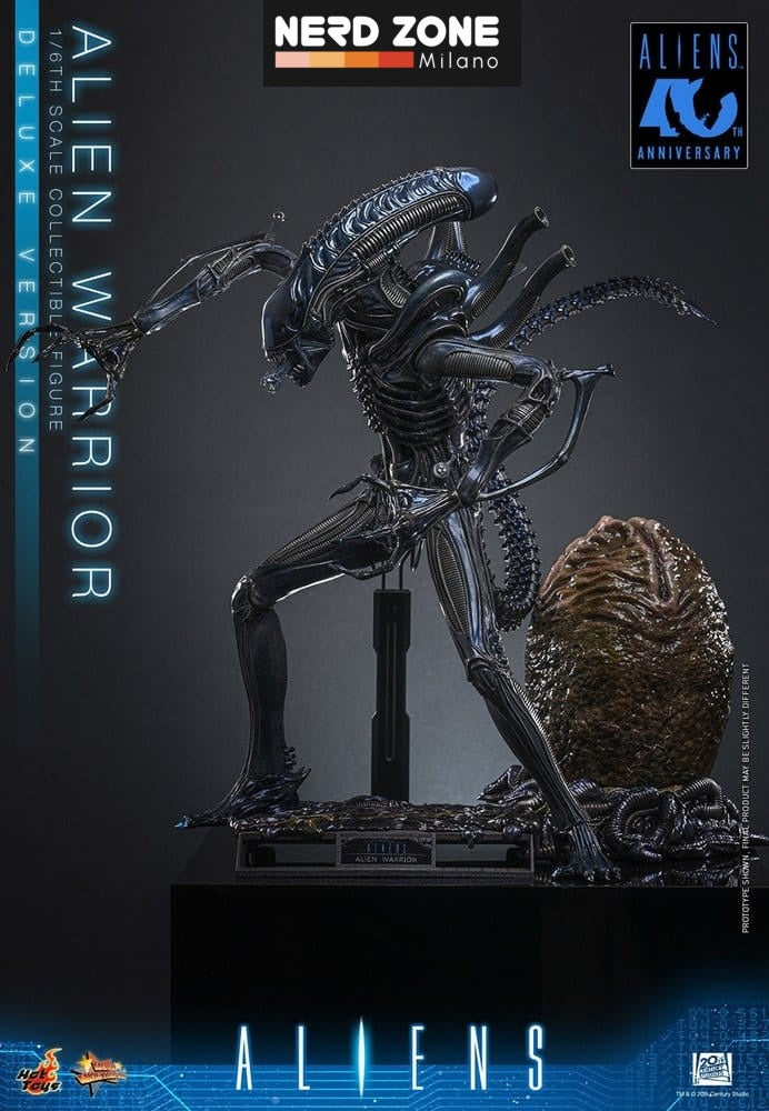 PRE ORDINE - HOT TOYS - Alien Movie Masterpiece Action Figure 1/6 Alien Warrior (Deluxe Version) 39 cm