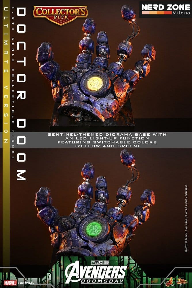 PRE ORDINE HOT TOYS - Avengers: Doomsday Movie Masterpiece Action Figure 1/6 Doctor Doom (Ultimate Version) 31 cm